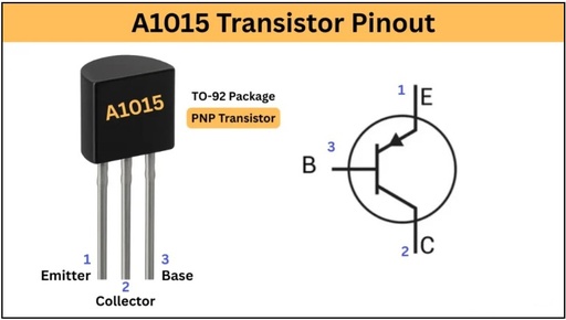 [84009-1015] TRANSISTOR 2SA1015 A1015 TO-92